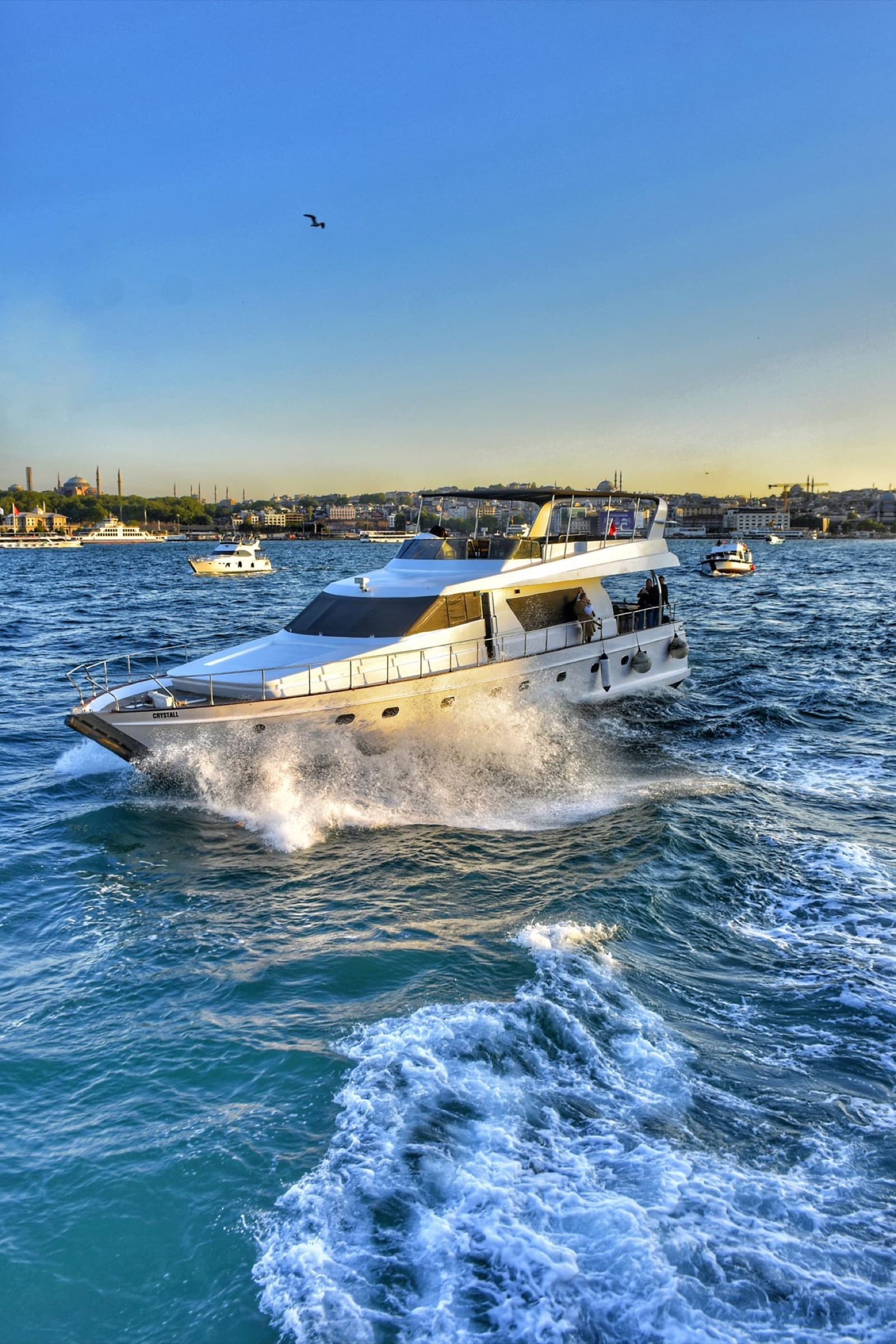 Bosporus Signature-Yacht · 36 exterior view 4 — 36-guest signature charter yacht for upgraded Bosphorus sailing