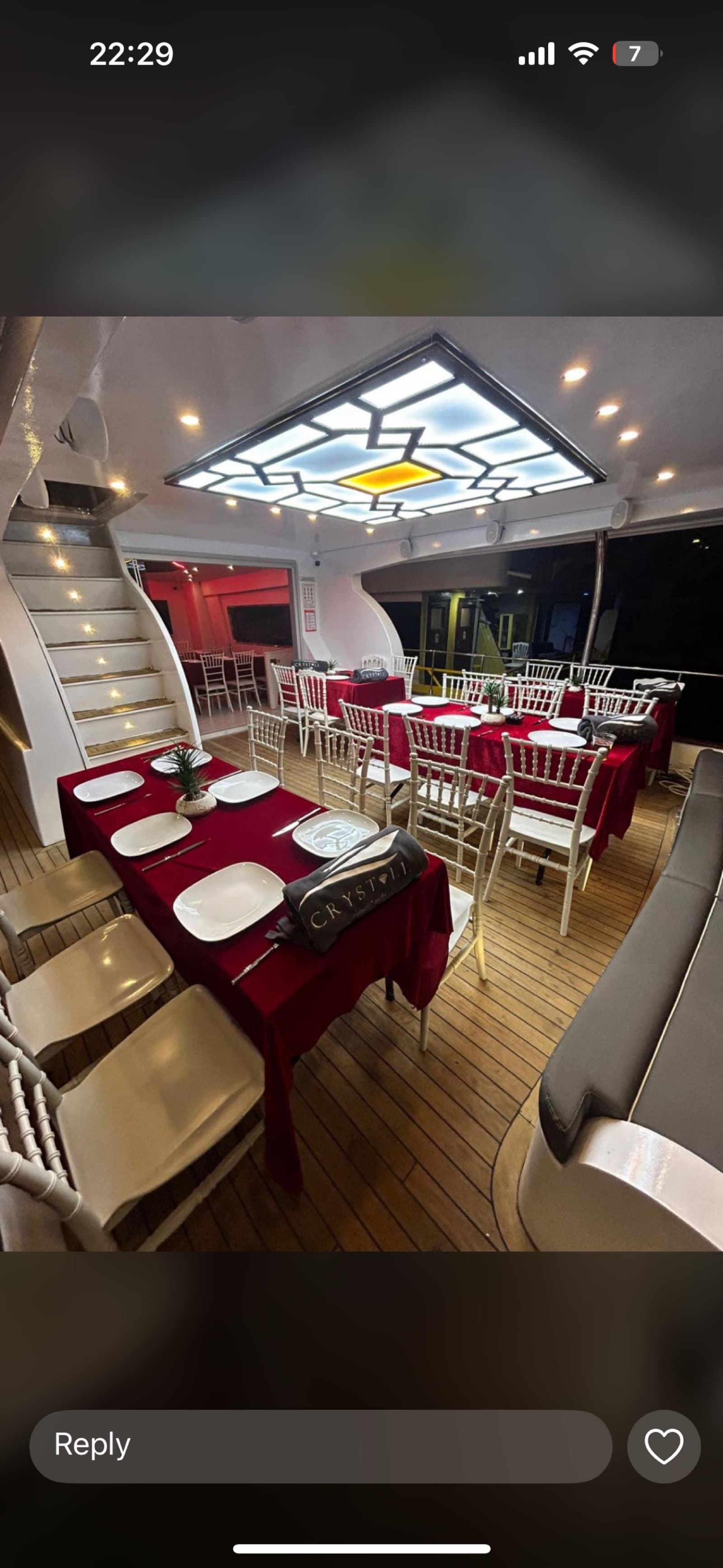 Bosporus Signature-Yacht · 36 interior view 4 — 36-guest signature charter yacht for upgraded Bosphorus sailing