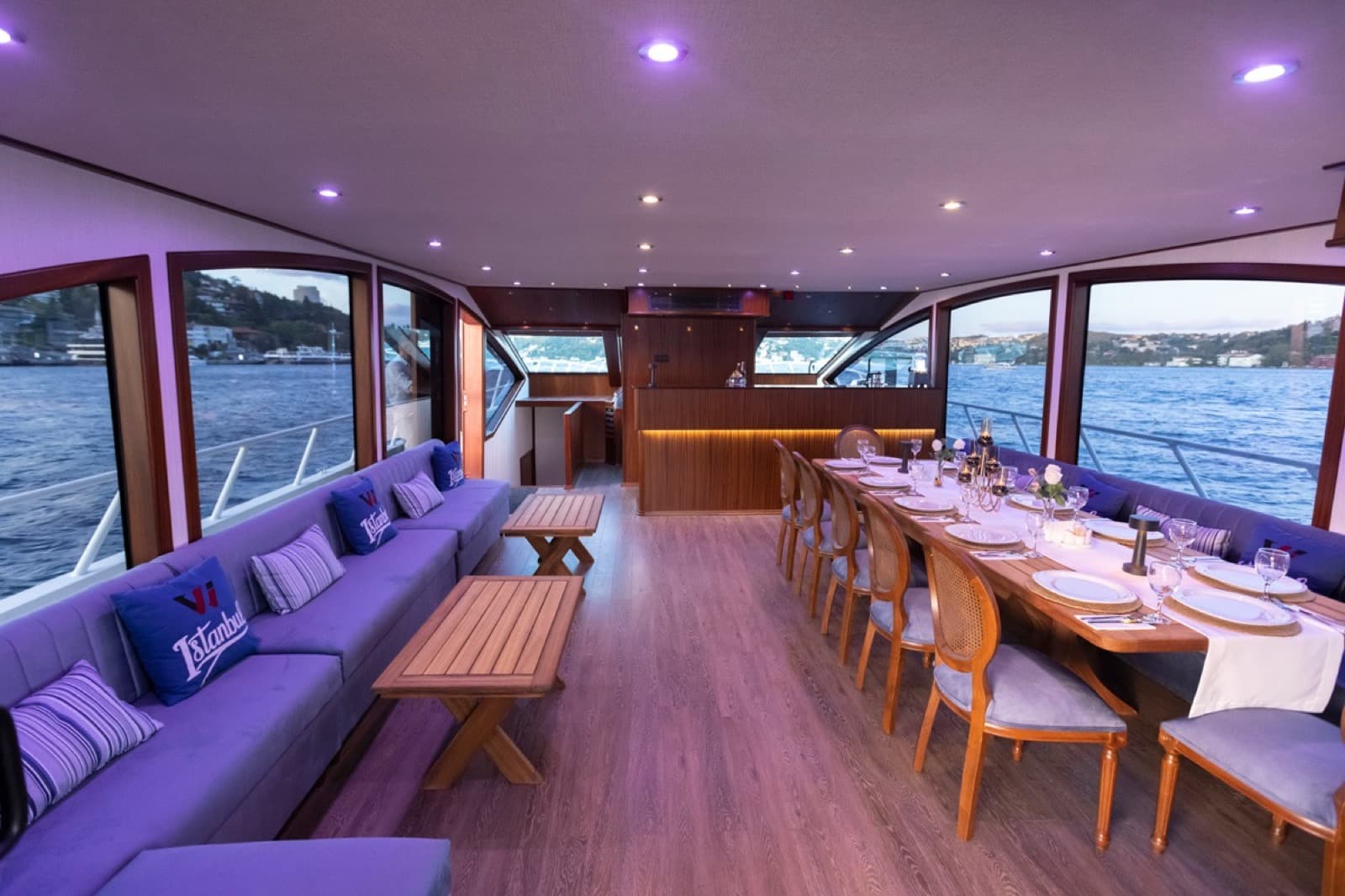 Bosporus Event-Yacht · 44 exterior view 3 — 44-guest event yacht for weddings and corporate gatherings on the Bosphorus