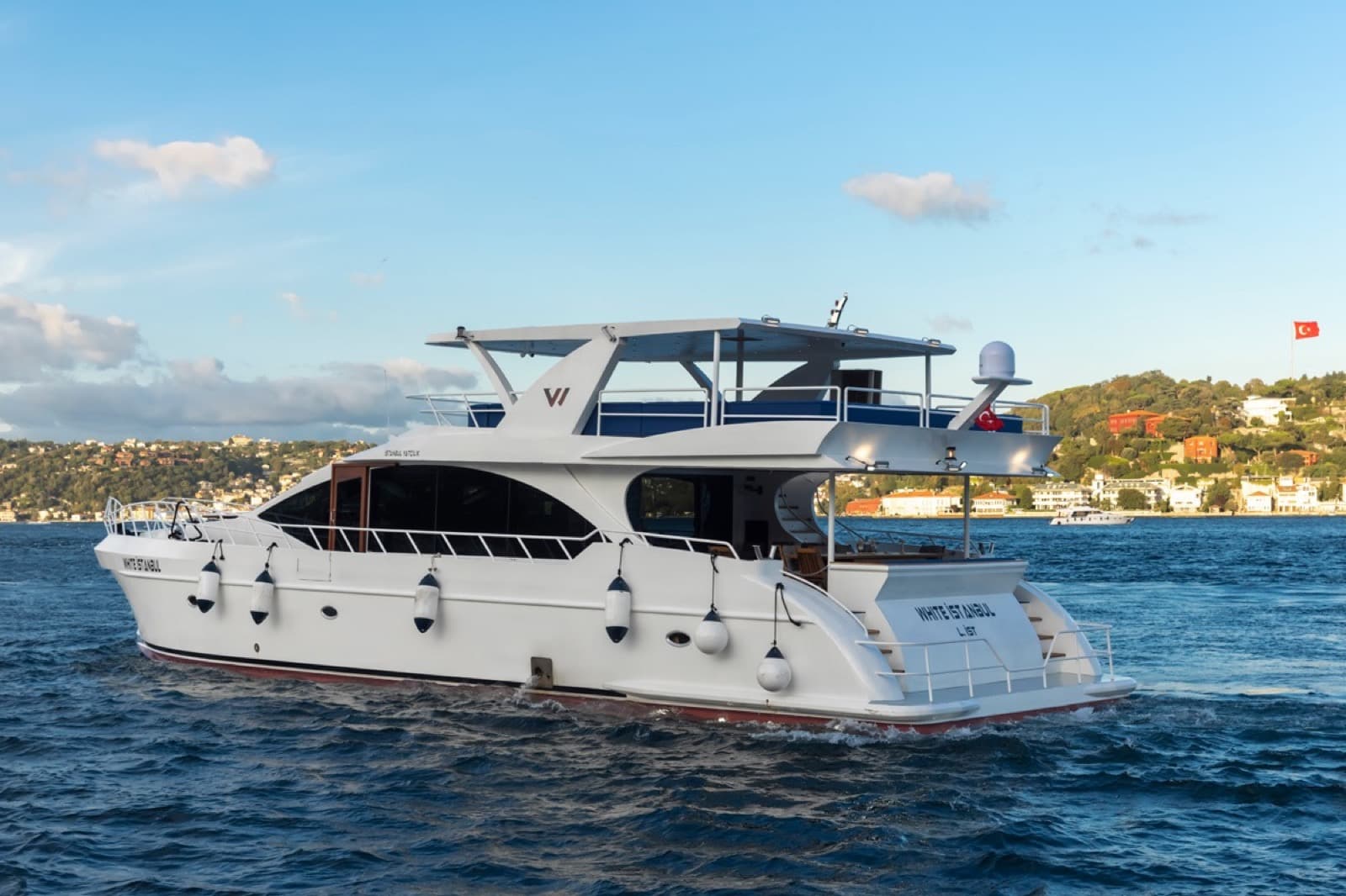 Bosporus Event-Yacht · 44 exterior view 4 — 44-guest event yacht for weddings and corporate gatherings on the Bosphorus