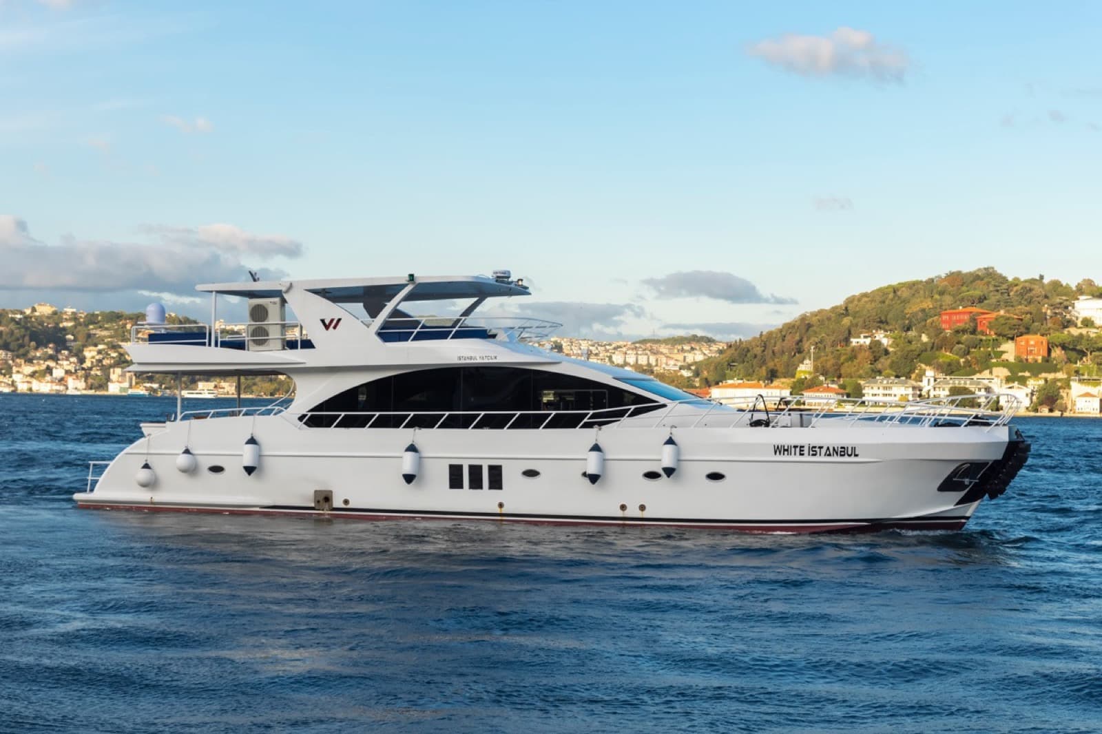 Bosporus Event-Yacht · 44 exterior view 5 — 44-guest event yacht for weddings and corporate gatherings on the Bosphorus