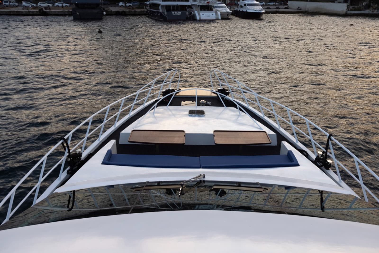 Bosporus Event-Yacht · 44 interior view 7 — 44-guest event yacht for weddings and corporate gatherings on the Bosphorus