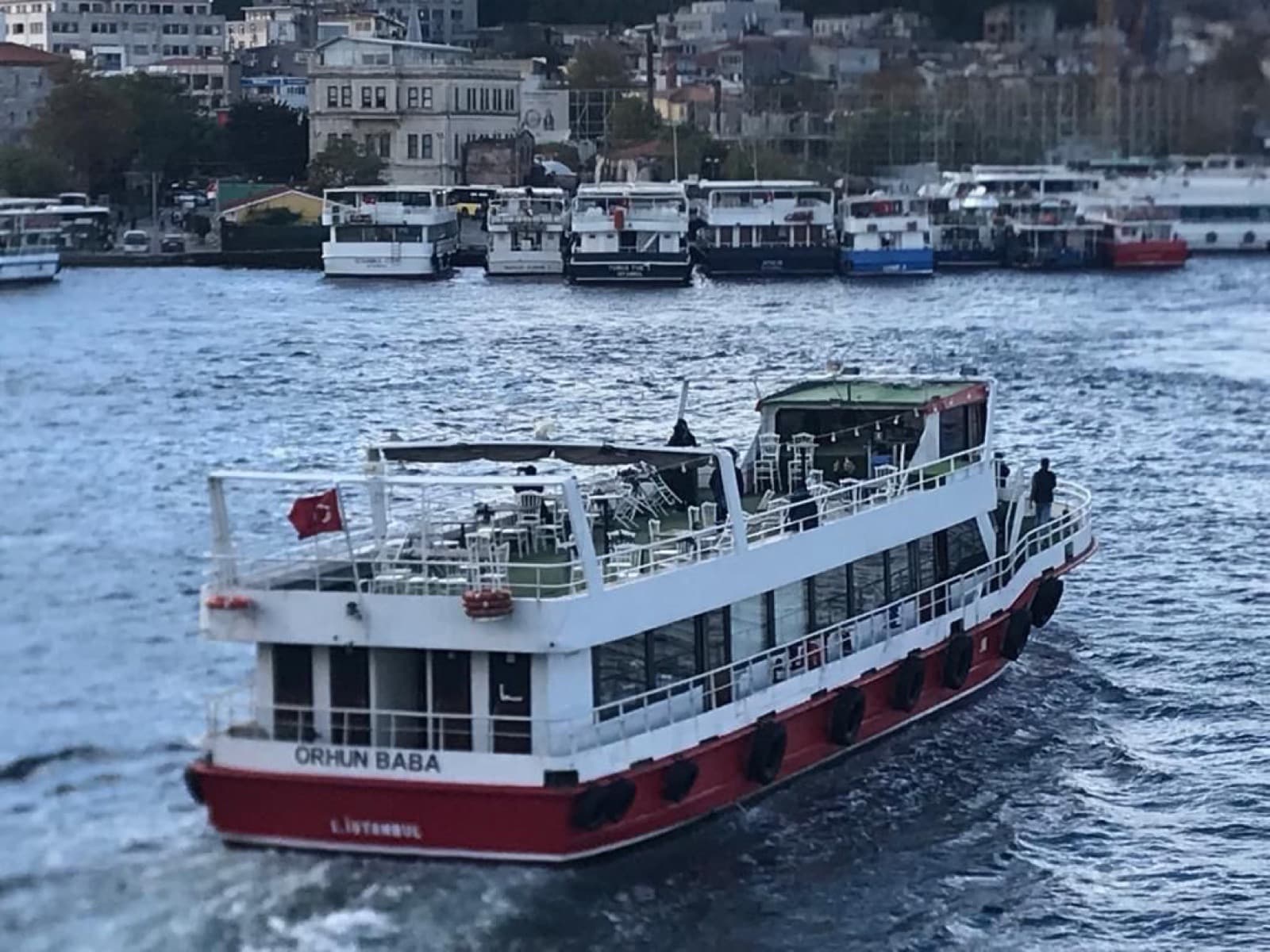 Bosporus Mega-Event-Yacht · 150 exterior view 2 — 150-guest mega event yacht for large Bosphorus celebrations and galas
