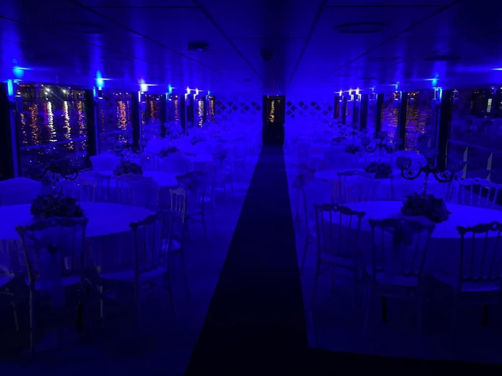Bosporus Mega-Event-Yacht · 150 interior view 4 — 150-guest mega event yacht for large Bosphorus celebrations and galas