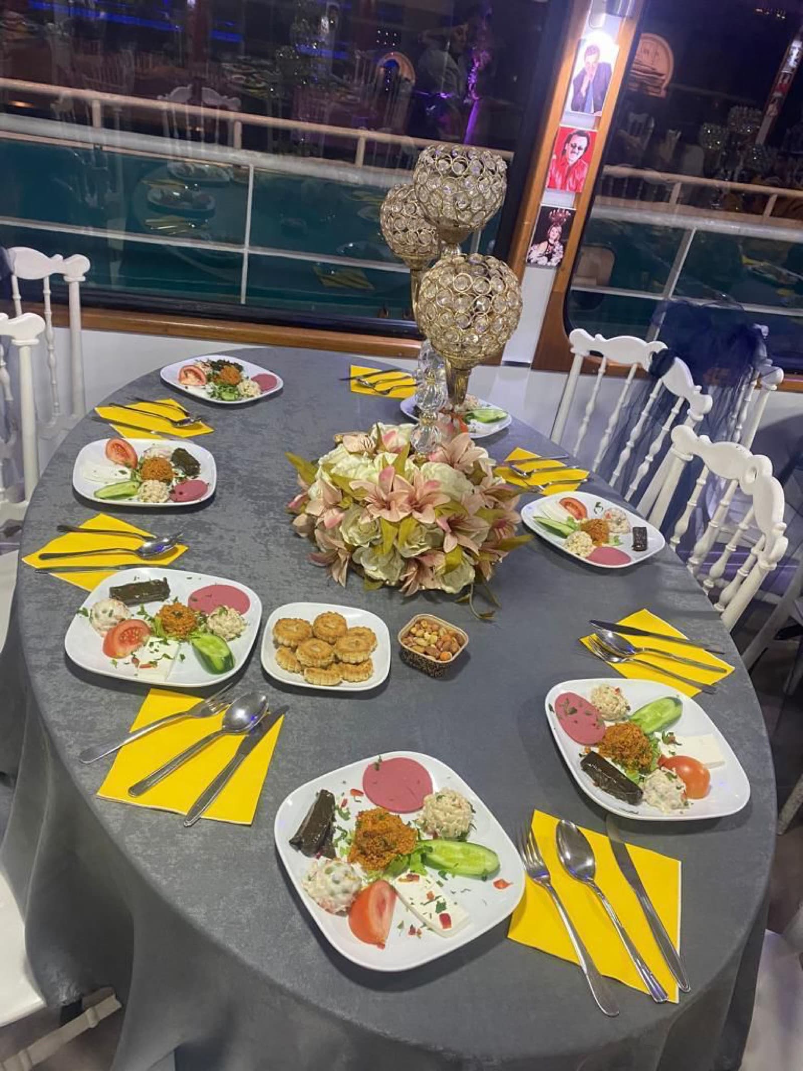 Bosporus Mega-Event-Yacht · 150 interior view 6 — 150-guest mega event yacht for large Bosphorus celebrations and galas
