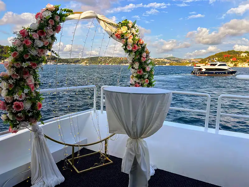 Wedding Anniversary on Yacht